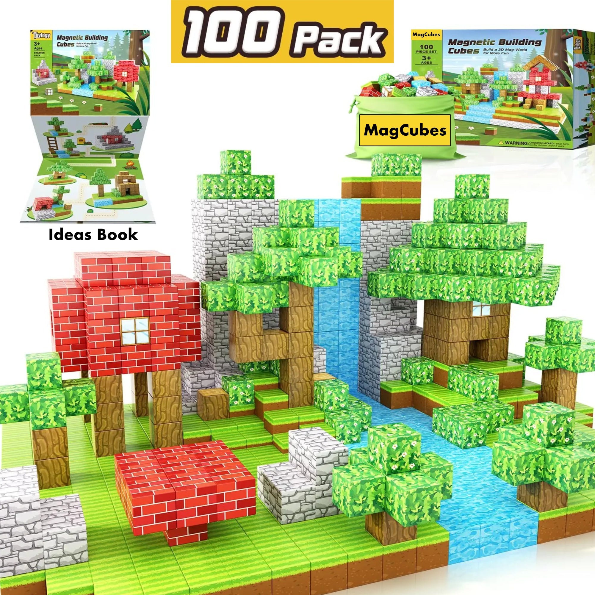 MagCubes Magnetic Building Blocks - KidGiggle™